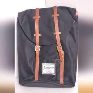 Journeyman Bag Co Backpack Black New Tags 18" Tall 13" Wide 5"deep great gift